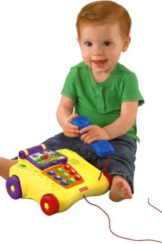 Fisher-Price Laugh and Learn Συρόμενο Τηλέφωνο με ζωάκια P0113