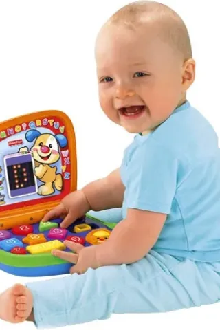 Fisher-Price Laugh and Learn Το Πρώτο μου Laptop-Μαθαίνω Ελληνικά και Αγγλικά V2777