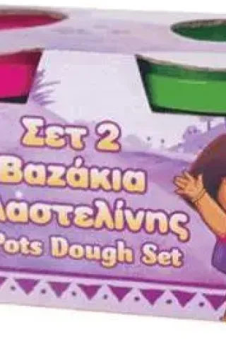 Πλαστελίνα AS Dora 00100 Σετ με 2 Βαζάκια