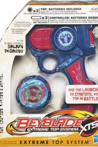 BEYBLADE XTS IR SPIN CONTROL TOPS ASST