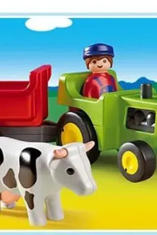 Playmobil Αγρότης Με Τρακτέρ 6715