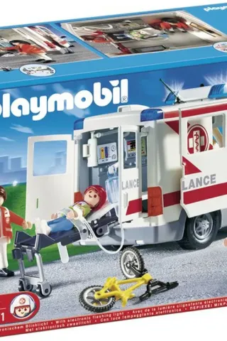 PLAYMOBIL Ασθενοφόρο Πρώτων Βοηθειών 4221