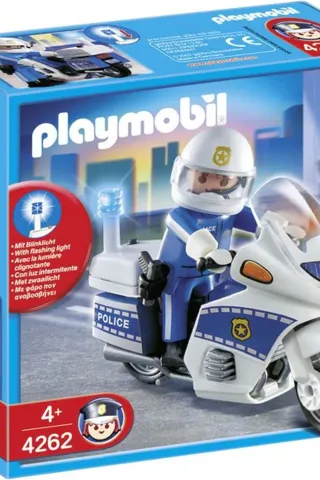 PLAYMOBIL Αστυνομικός με μοτοσυκλέτα 4262