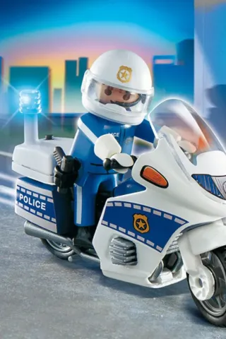 PLAYMOBIL Αστυνομικός με μοτοσυκλέτα 4262