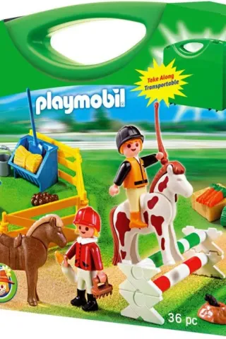 PLAYMOBIL Βαλιτσάκι Παιδάκια & Πόνυ 5893