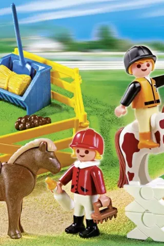 PLAYMOBIL Βαλιτσάκι Παιδάκια & Πόνυ 5893