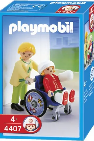 PLAYMOBIL Παιδί σε καροτσάκι μεταφοράς ασθενή 4407