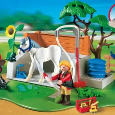 PLAYMOBIL Πλένοντας τα άλογα 4193