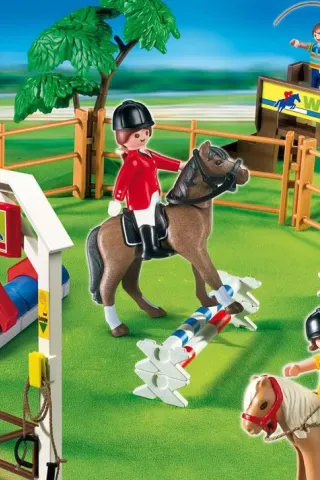 PLAYMOBIL Χώρος εκγύμνασης αλόγων 4185