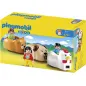 Playmobil 1·2·3 Τρενάκι με βαγόνια-ζωάκια 6767