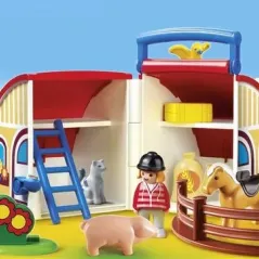  playmobil 123 Φάρμα-βαλιτσάκι  6784