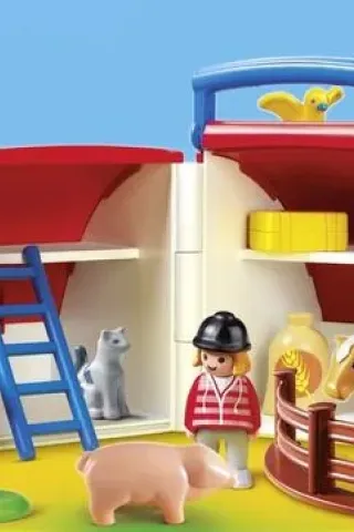  playmobil 123 Φάρμα-βαλιτσάκι  6784