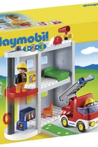 playmobil 123 Πυροσβεστικός σταθμός-βαλιτσάκι  6777