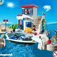 Playmobil 5128: Λιμεναρχείο και ταχύπλοο σκάφος