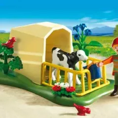 Playmobil Στάβλος με μοσχαράκι 5124