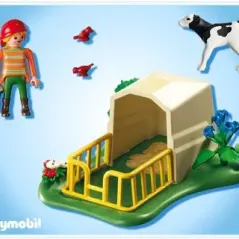 Playmobil Στάβλος με μοσχαράκι 5124