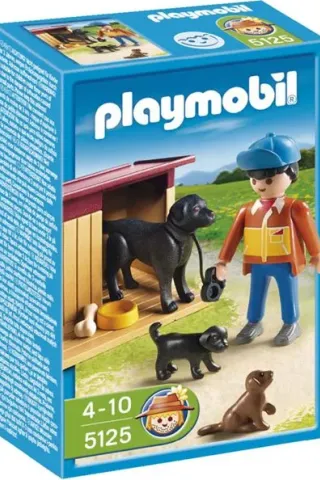 Playmobil Σπιτάκι σκύλου με κουταβάκια 5125