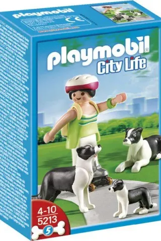 Playmobil Σκύλος "Κόλλεϊ" με κουτάβια 5213