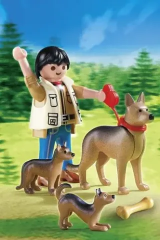 Playmobil Σκύλος "Γερμανικός Ποιμενικός" με κουτάβια 5211