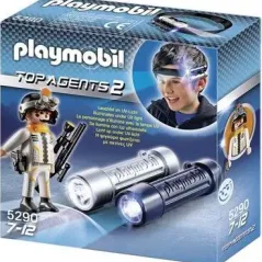 Playmobil Φακοί-Προβολείς με πράκτορα της Spy Team 5290