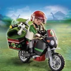 Playmobil Εξερευνητής δεινοσαύρων με μοτοσικλέτα 5237