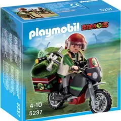 Playmobil Εξερευνητής δεινοσαύρων με μοτοσικλέτα 5237