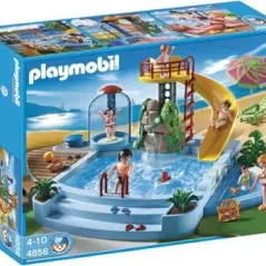 Playmobil Πισίνα με νεροτσουλήθρα 4858