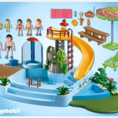 Playmobil Πισίνα με νεροτσουλήθρα 4858