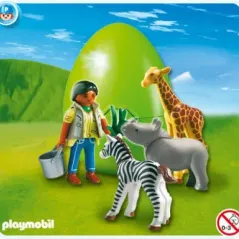 Playmobil Φύλακας Ζωολογικού Κήπου με ζωάκια 4931