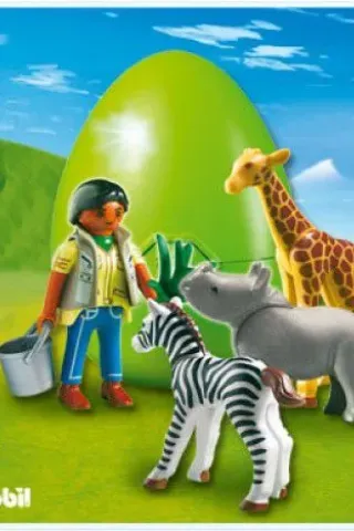 Playmobil Φύλακας Ζωολογικού Κήπου με ζωάκια 4931