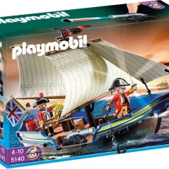 Playmobil Βρετανικό πολεμικό πλοιάριο 5140