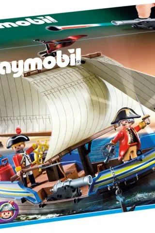 Playmobil Βρετανικό πολεμικό πλοιάριο 5140