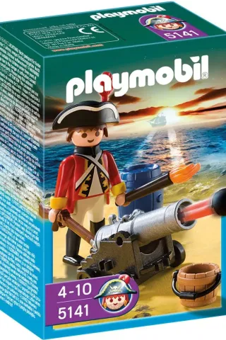 Playmobil Βρετανός Φρουρός με κανόνι 5141