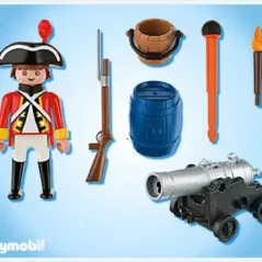 Playmobil Βρετανός Φρουρός με κανόνι 5141