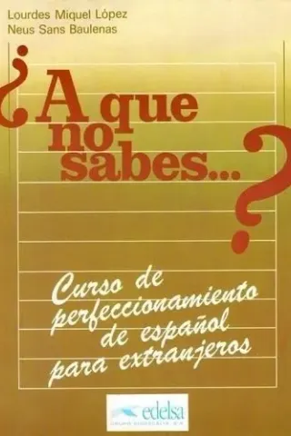 ?A Que No Sabes? - Alumno