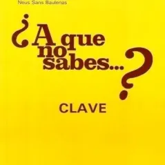 ?A Que No Sabes? - Claves