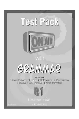 On Air with grammar B1 Test