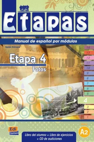 ETAPAS 4 - LIBRO DEL ALUMNO+LIBRO DE EJERCICIOS+CD AUDICIONES