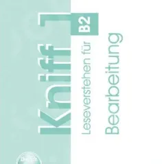 Kniff 1 - Bearbeitung