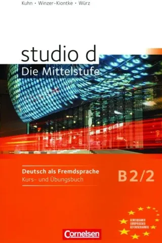 Studio d B2/2 – Die Mittelstufe, Kurs – und Ubungsbuch (+ CD)