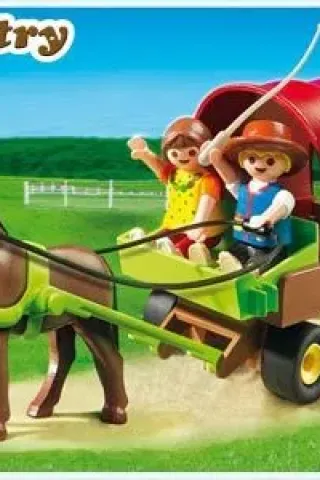 Playmobil Παιδικό Αμαξάκι με πόνυ 5228