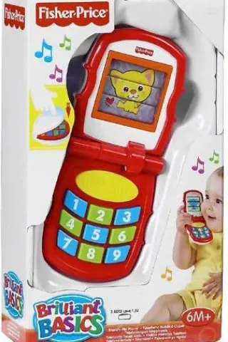 FISHER PRICE K9861 ΠΑΙΧΝΙΔΙ ΔΡΑΣΤΗΡΙΟΤΗΤΩΝ ΤΗΛΕΦΩΝΟ ΜΕ ΗΧΟΥΣ