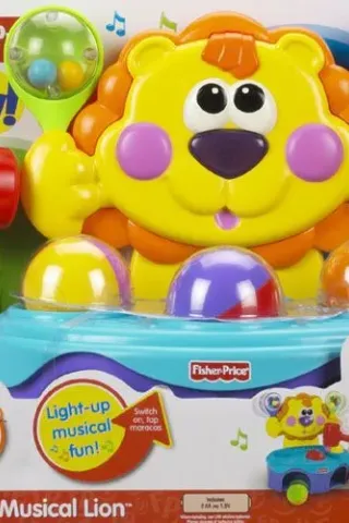 FISHER PRICE P8792 ΜΟΥΣΙΚΟ ΛΙΟΝΤΑΡΑΚΙ ΔΡΑΣΤΗΡΙΟΤΗΤΩΝ ΜΕ ΣΦΥΡΑΚΙ 