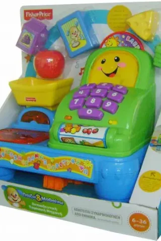 FISHER PRICE  BLW04 ΕΚΠΑΙΔΕΥΤΙΚΗ ΤΑΜΕΙΑΚΗ ΜΗΧΑΝΗ