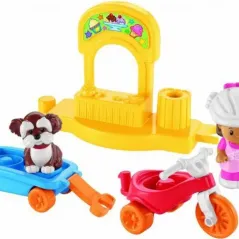 FISHER PRICE  Y8203 LITTLE PEOPLE - ΠΟΔΗΛΑΤΟ ΜΕ ΚΑΡΟΤΣΙ