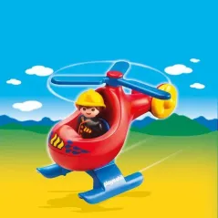 Playmobil 1-2-3 6789 ΠΥΡΟΣΒΕΣΤΙΚΟ ΕΛΙΚΟΠΤΕΡΟ 