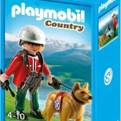 Playmobil Country 5431 ΔΙΑΣΩΣΤΗΣ ΜΕ ΣΚΥΛΟ ΑΝΙΧΝΕΥΤΗ 