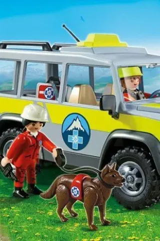 Playmobil Country 5427 ΟΜΑΔΑ ΔΙΑΣΩΣΗΣ ΜΕ ΟΧΗΜΑ 4Χ4 