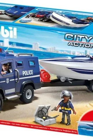 Playmobil City Action 5187 ΑΣΤΥΝΟΜΙΚΟ ΟΧΗΜΑ ΜΕ ΤΑΧΥΠΛΟΟ