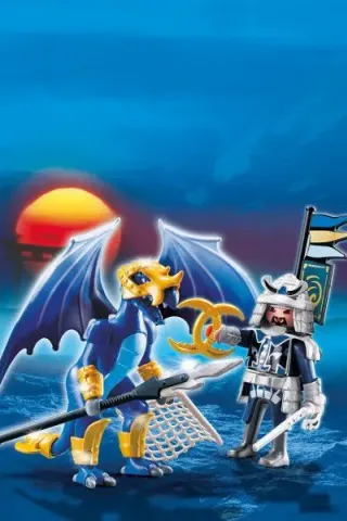 Playmobil Ιππότες & Δράκοι 5464 ΔΡΑΚΟΣ ΤΟΥ ΠΑΓΟΥ ΜΕ ΠΟΛΕΜΙΣΤΗ